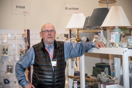 Med sin store frivilligindsats er Kaj kommet videre efter konens død. Foto: Kolstrup Foto