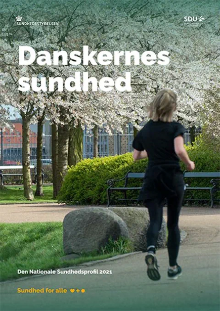 Forside til rapporten om danskernes sundhed